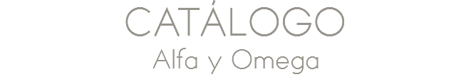 CATÁLOGO Alfa y Omega